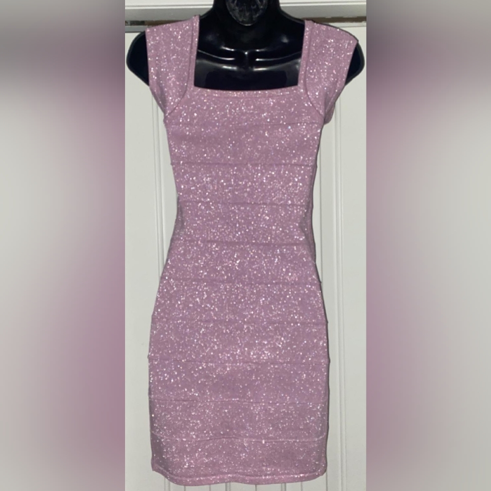 Forever 21 Shimmering/Sparkling Pink Dress Size S